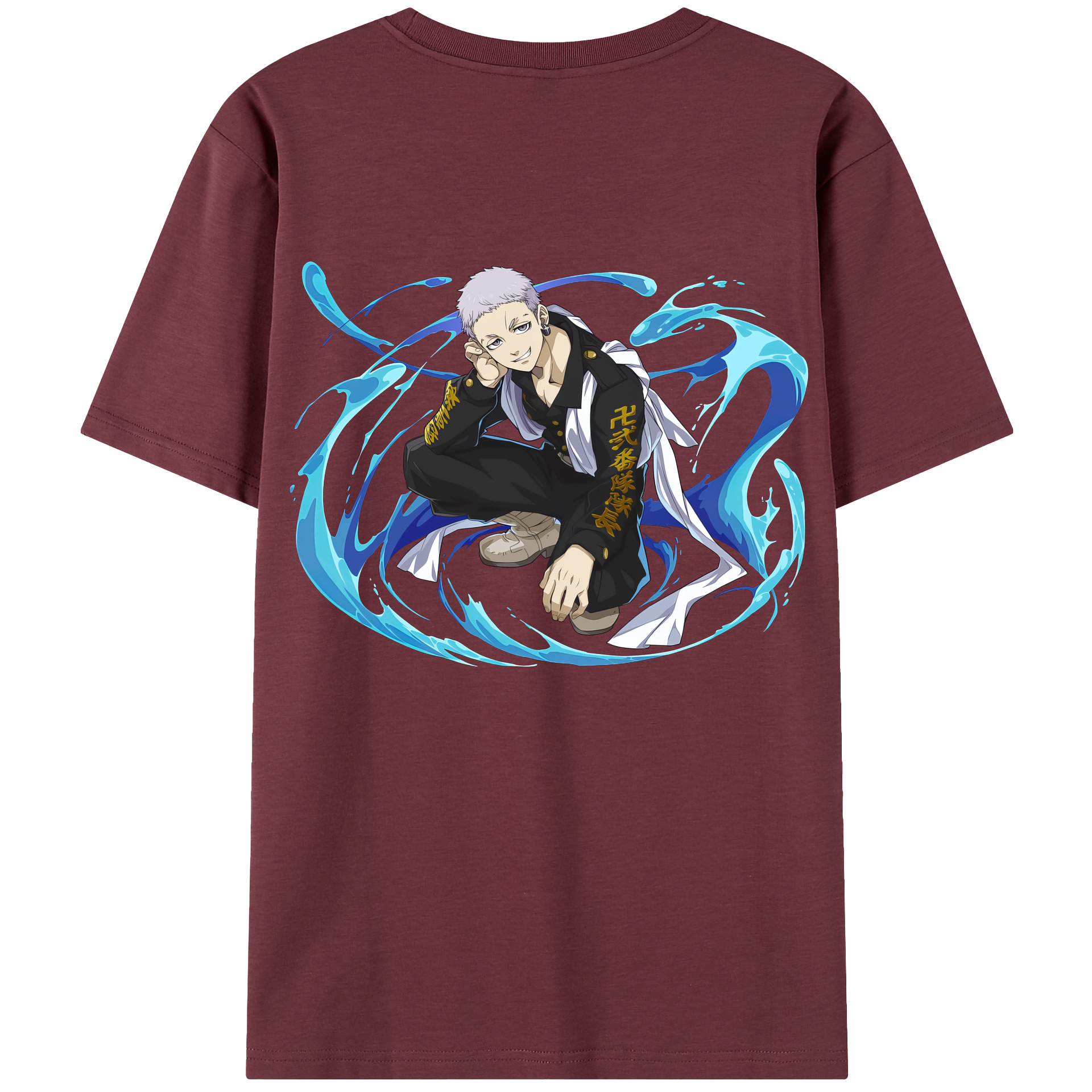 （画像用） 東京リベンジャーズ Tokyo Revengers 綿100％半袖Tシャツ（背面プリント）